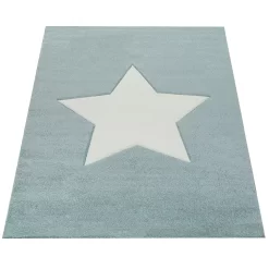 Kinderteppich Kosmos Blau 80x150 Cm