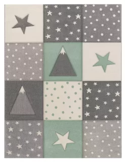 Kinderteppich Kosmos Grün 160x230 Cm