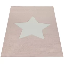 Kinderteppich Kosmos Pink 80x150 Cm