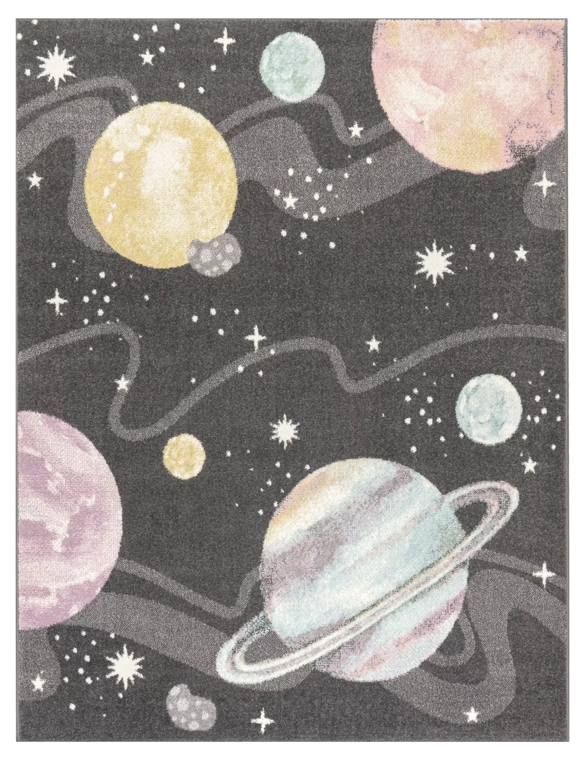 Kinderteppich Ninique Anthrazit 200x280 Cm