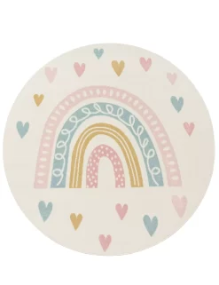 Kinderteppich Ninique Creme 160 Cm Rund