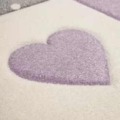 Kinderteppich Kosmos Lila 200 Cm Rund