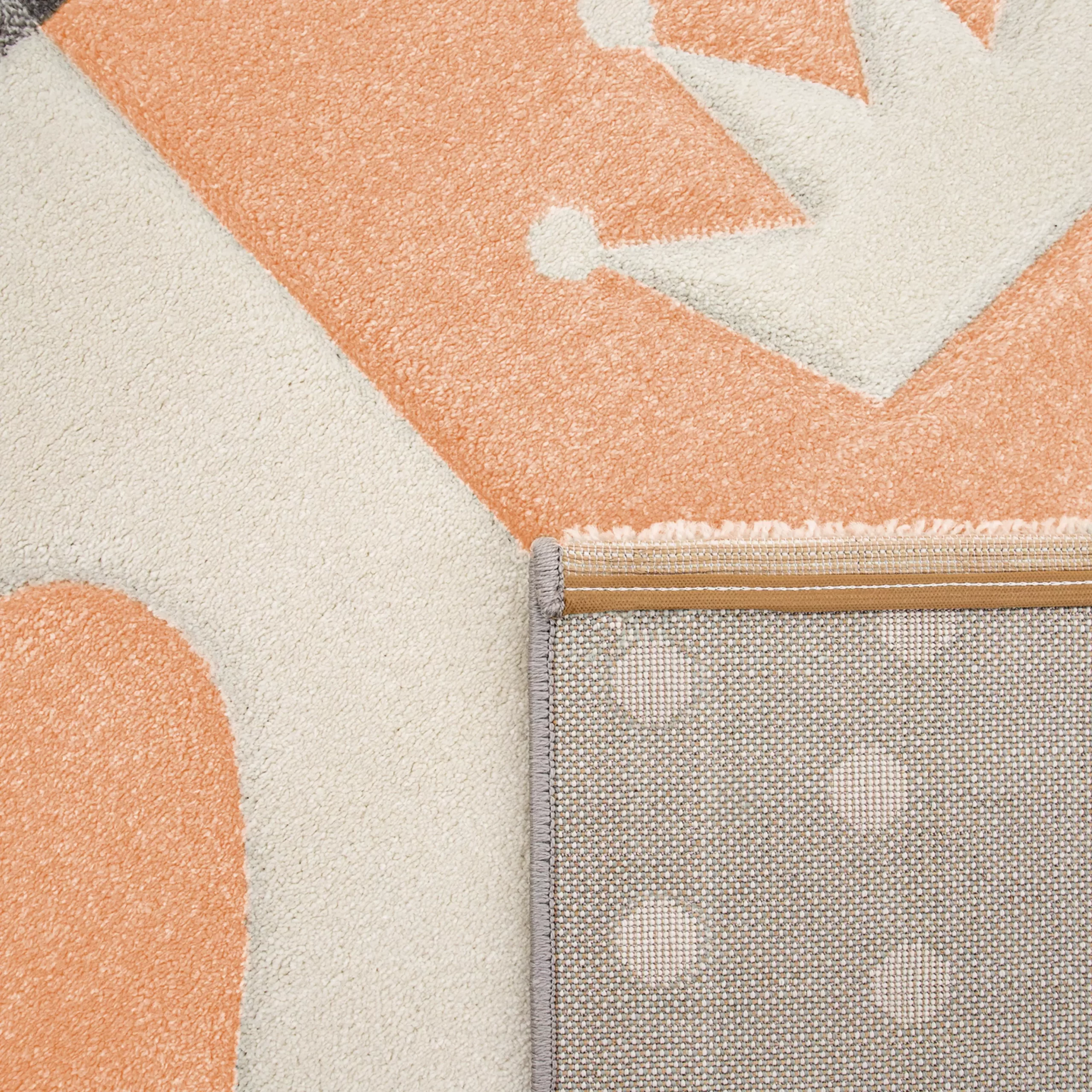 Kinderteppich Kosmos Orange 160 Cm Rund – Bild 3