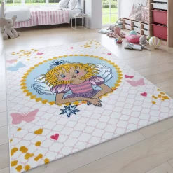 Kinderteppich Prinzessin Lillifee Beige 140x200 Cm