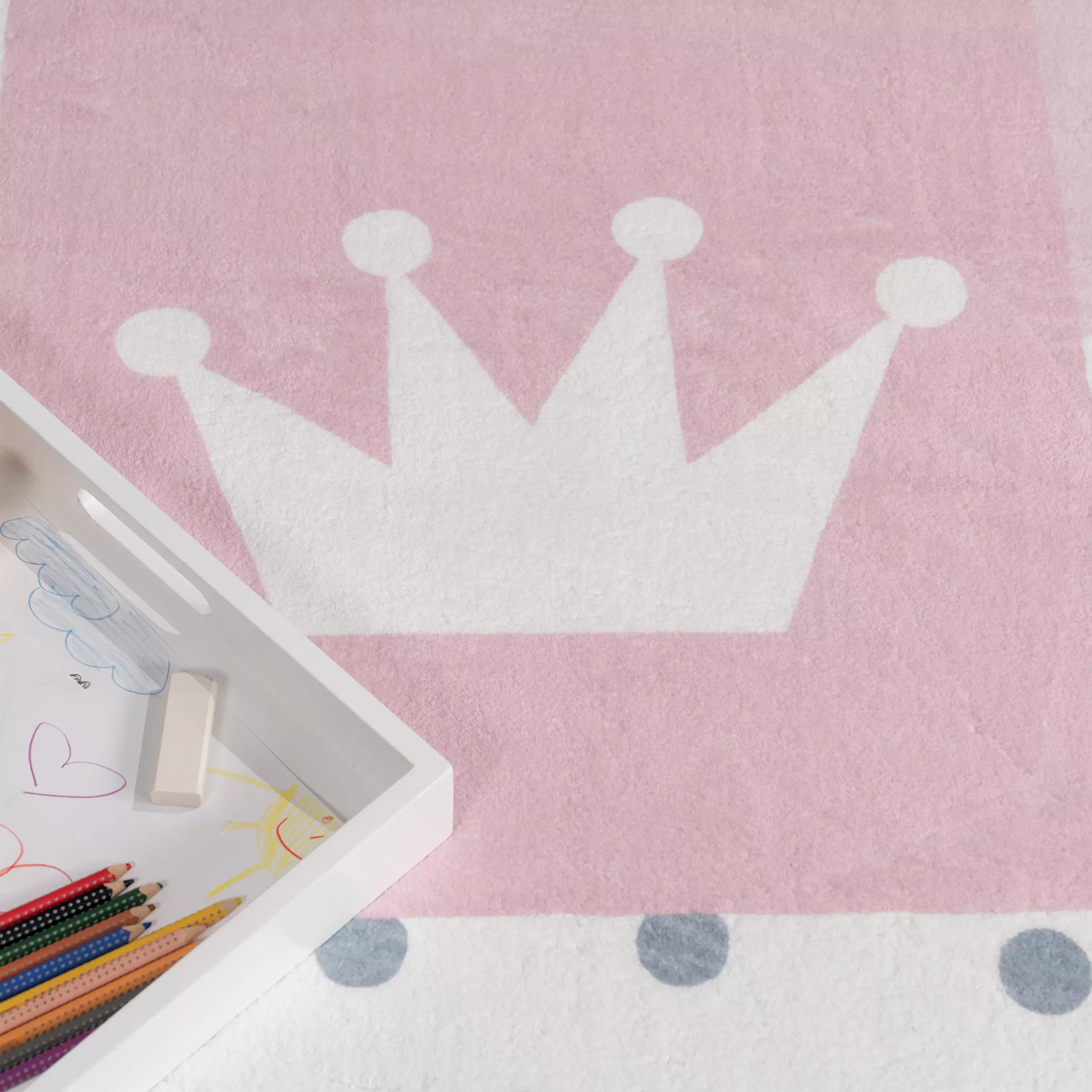 Kinderteppich Eliza Pink 160x220 Cm – Bild 4