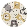 Kinderteppich Pino Beige 160 Cm Rund