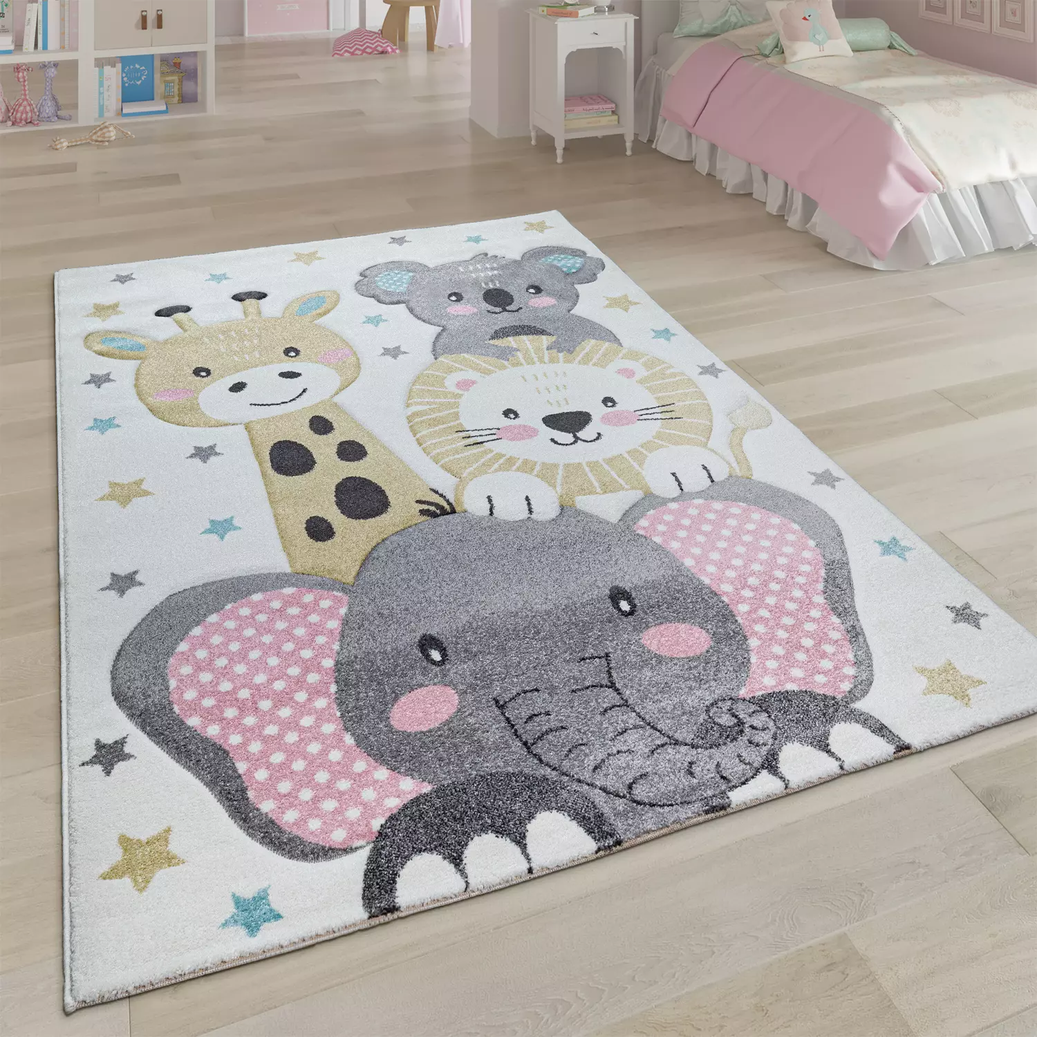 Kinderteppich Elara Beige 160x230 Cm