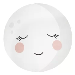 Waschbarer Kinderteppich Chiko Beige 120 Cm Rund