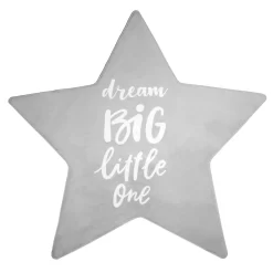 Waschbarer Kinderteppich Chiko Grau 80 Cm Stern-Form