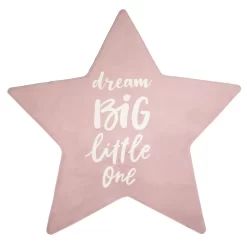 Waschbarer Kinderteppich Chiko Pink 150 Cm Stern-Form