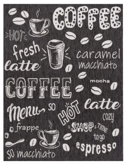 Küchenteppich Cuisinea Anthrazit 80X250 Cm