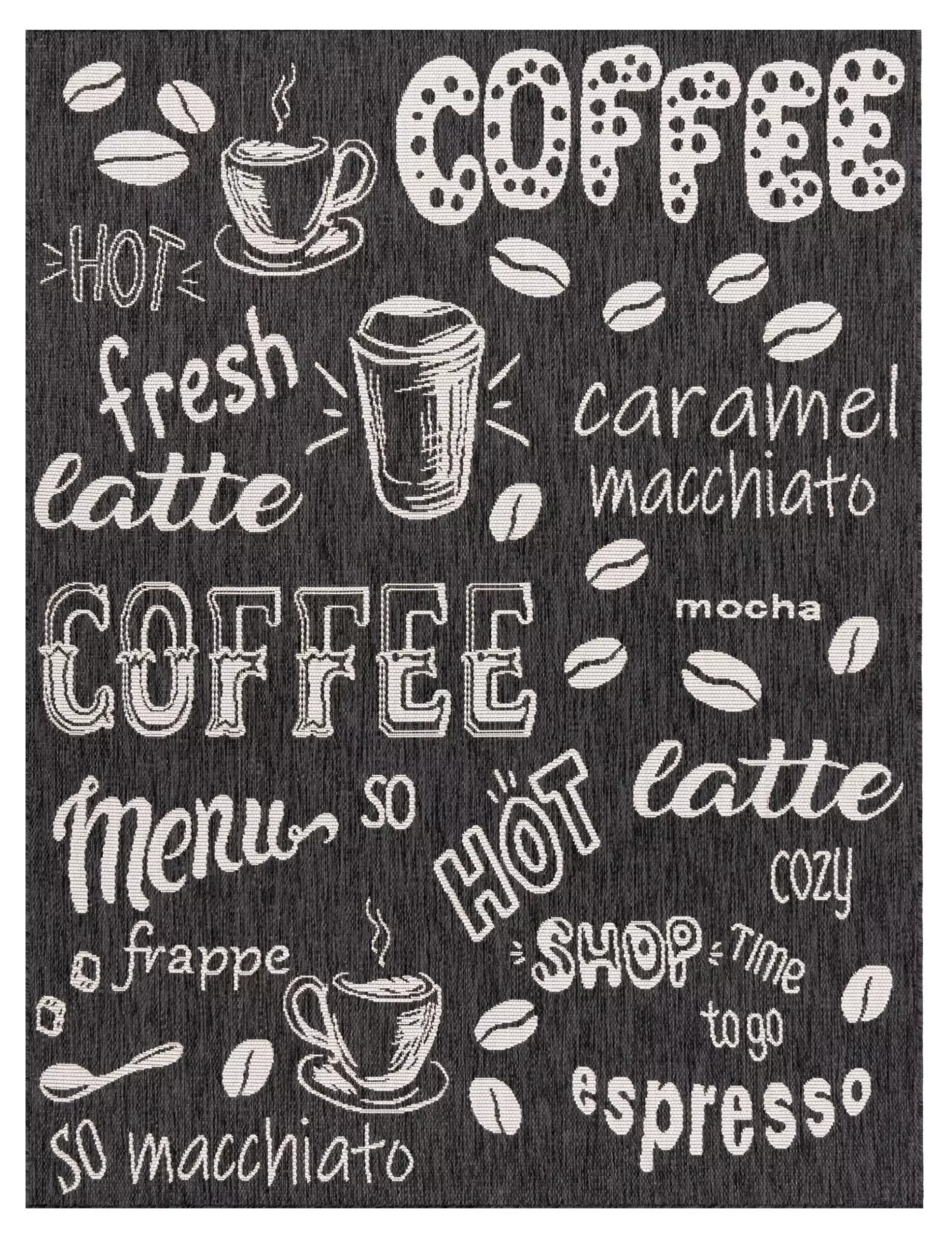 Küchenteppich Cuisinea Anthrazit 80X250 Cm