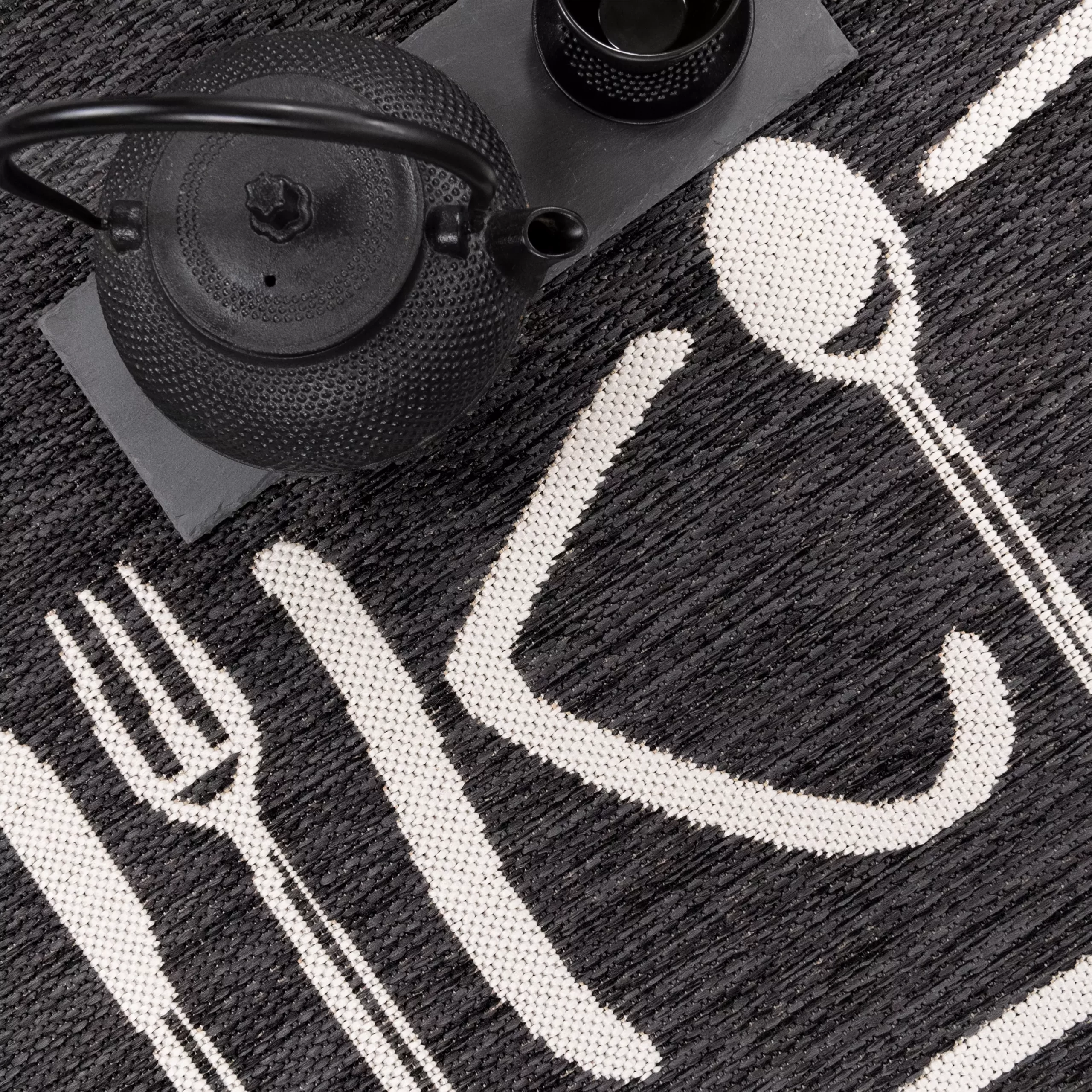 Küchenteppich Cuisinea Anthrazit 240x340 Cm – Bild 3