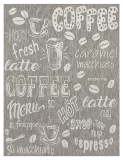 Küchenteppich Cuisinea Grau 80X250 Cm