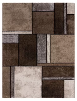 Moderner-Teppich Bravo Braun 240x330 Cm