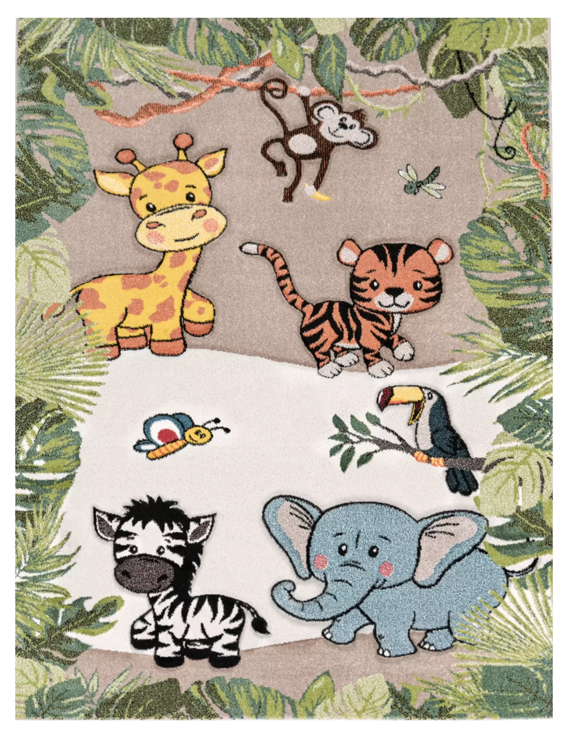 Moderner-Teppich Diamora Beige 80x150 Cm