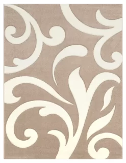 Moderner-Teppich Diamora Beige 240x330 Cm
