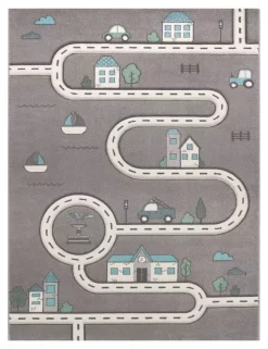 Moderner-Teppich Diamora Grau 140x200 Cm