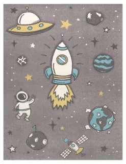 Moderner-Teppich Diamora Grau 80x150 Cm