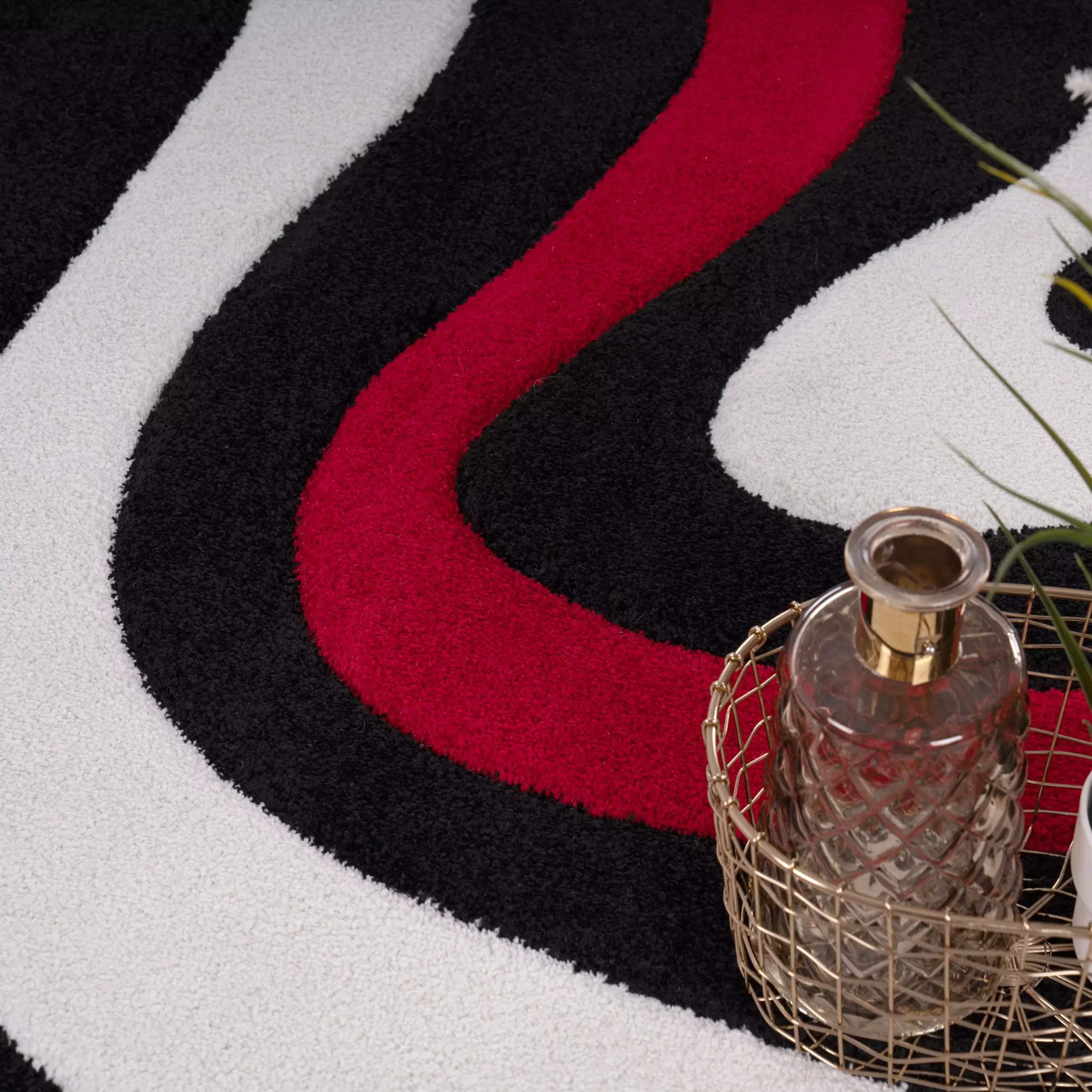 Moderner-Teppich Diamora Rot 120x170 Cm – Bild 2