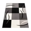 Moderner-Teppich Diamora Schwarz-Weiß 160x230 Cm