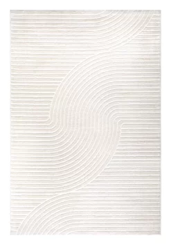 Moderner-Teppich Lusenta Beige 80x150 Cm