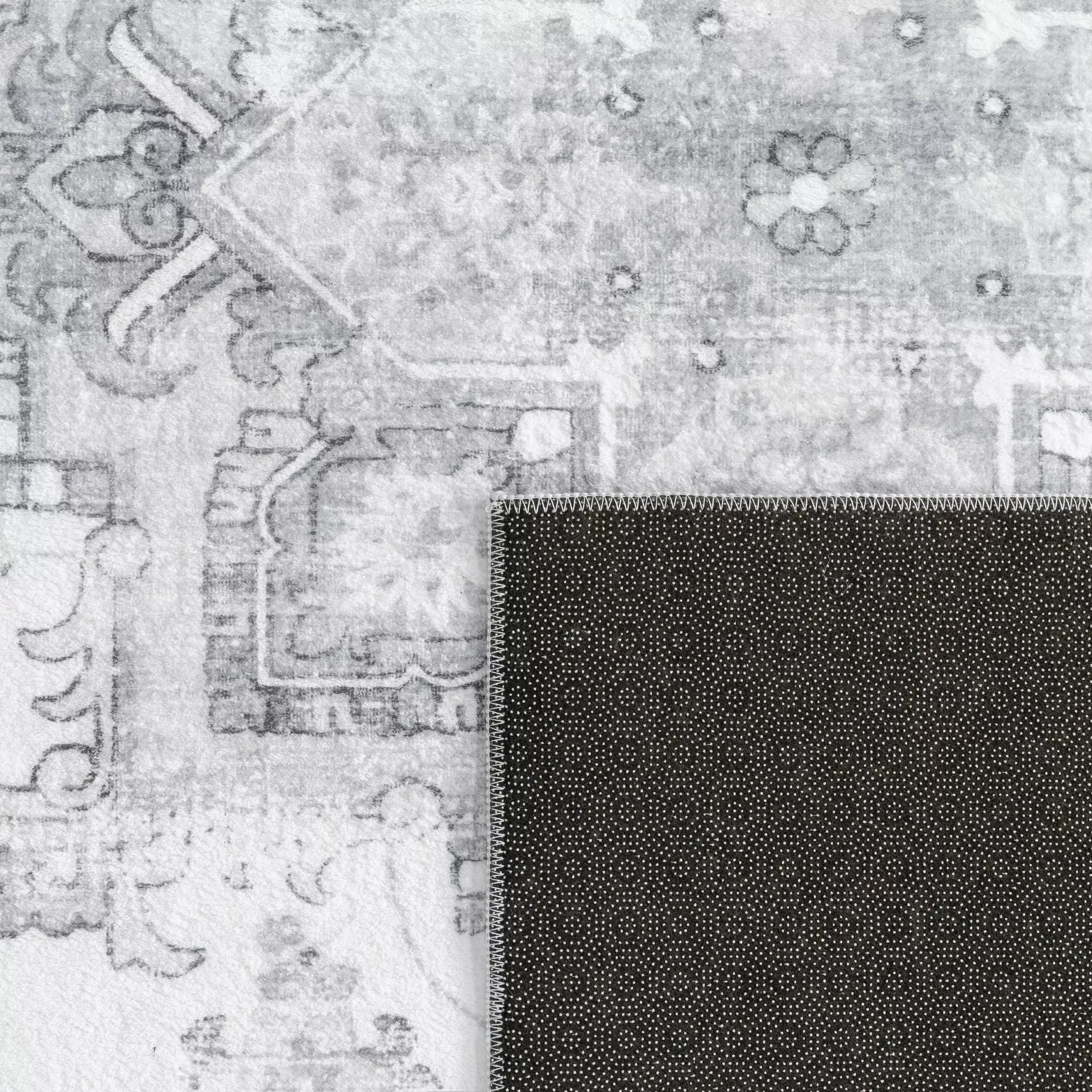 Waschbarer Teppich Cambria Grau 160x220 Cm – Bild 4