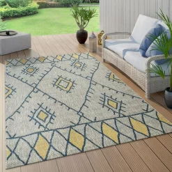 In- & Outdoor-Teppich Ruby Gelb 80x150 Cm