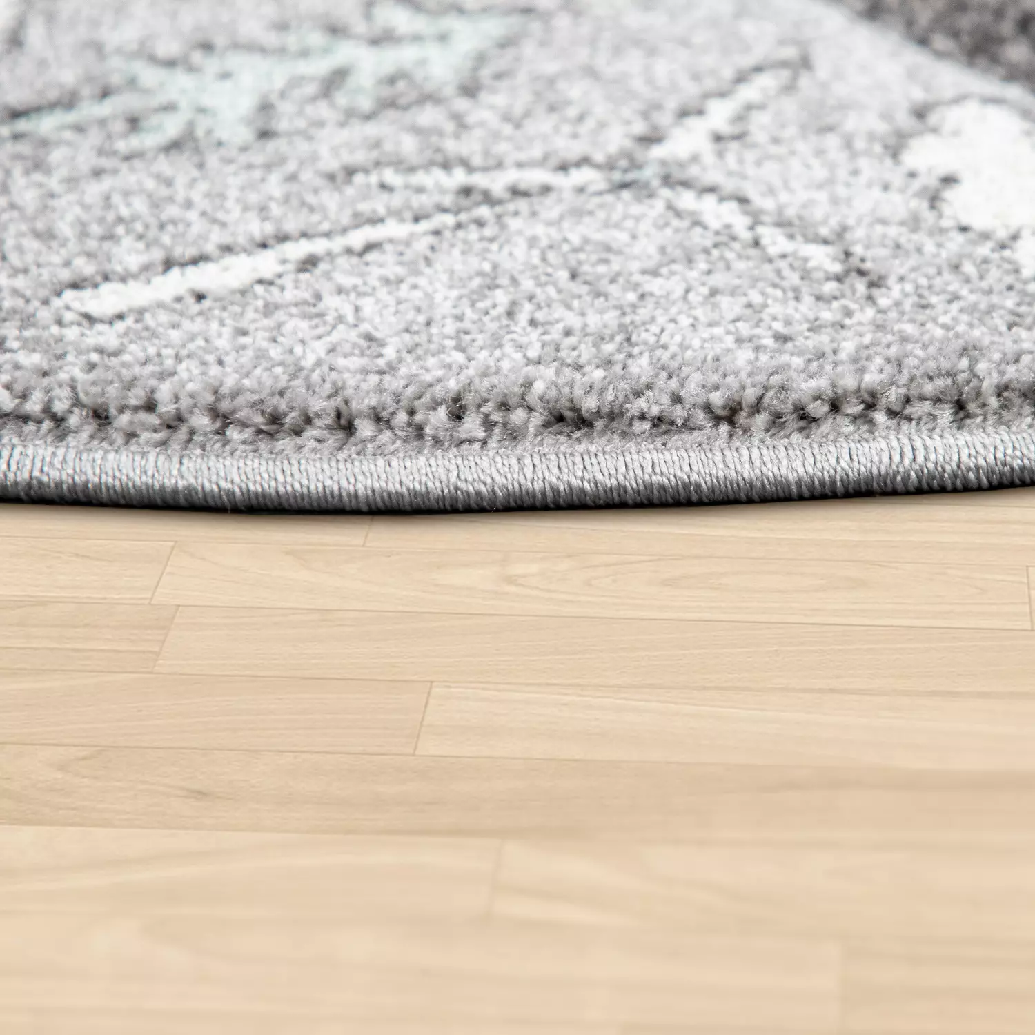 Runder Kinderteppich Viotta Grau 120 Cm Rund – Bild 2