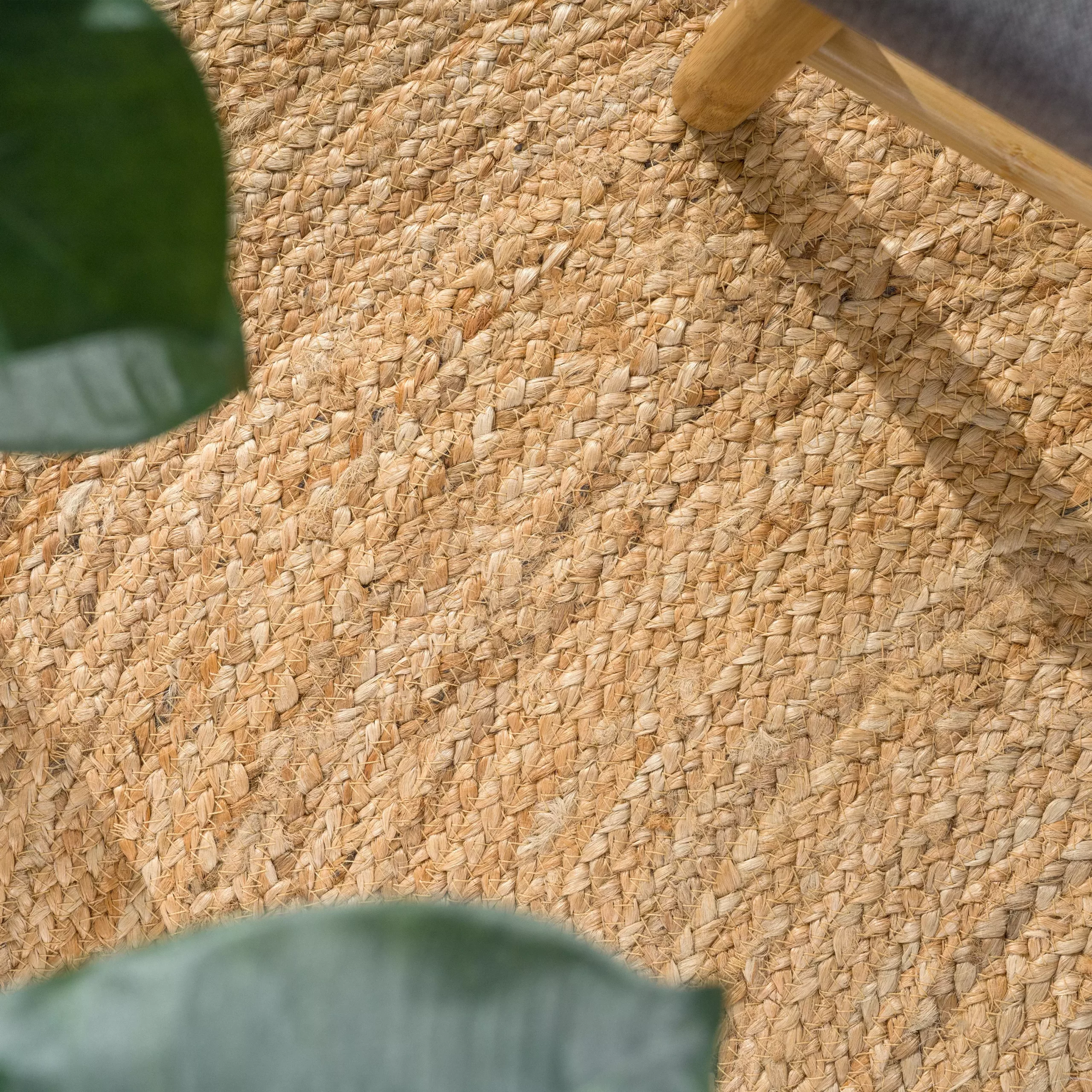 Jute-Teppich Vibora Beige 120 Cm Rund – Bild 2