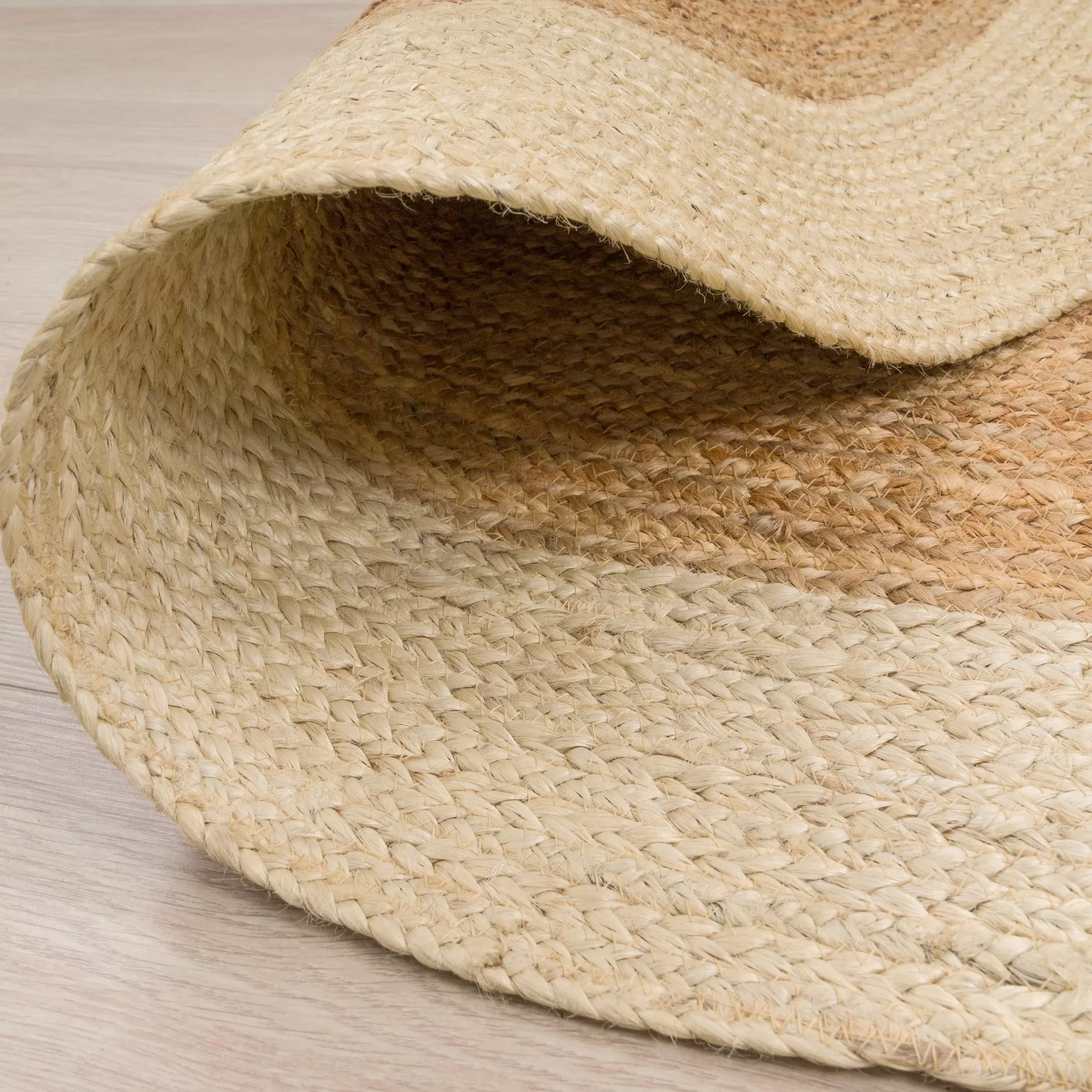 Jute-Teppich Vibora Beige 120 Cm Rund – Bild 4
