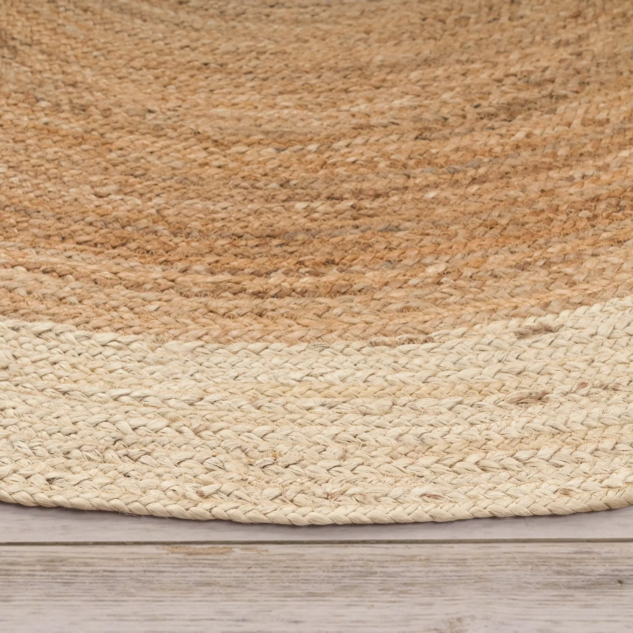 Jute-Teppich Vibora Beige 120 Cm Rund – Bild 3