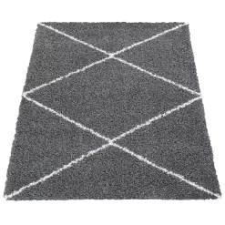 Shaggy-Teppich Kalea Anthrazit 160x220 Cm