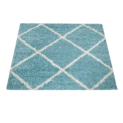 Shaggy-Teppich Kalea Türkis 300x400 Cm