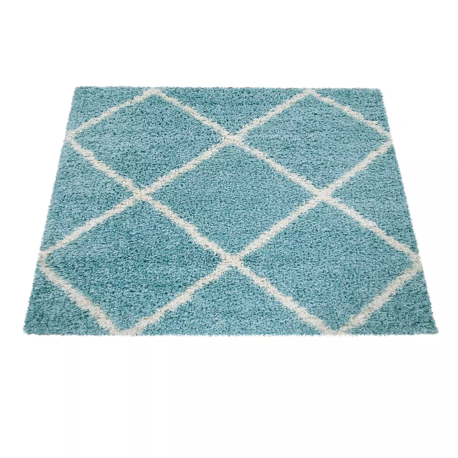Shaggy-Teppich Kalea Türkis 300x400 Cm