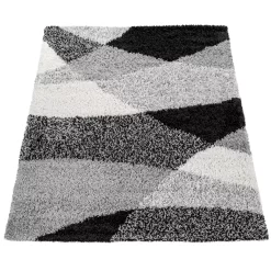 Shaggy-Teppich Maracuja Grau 120x170 Cm