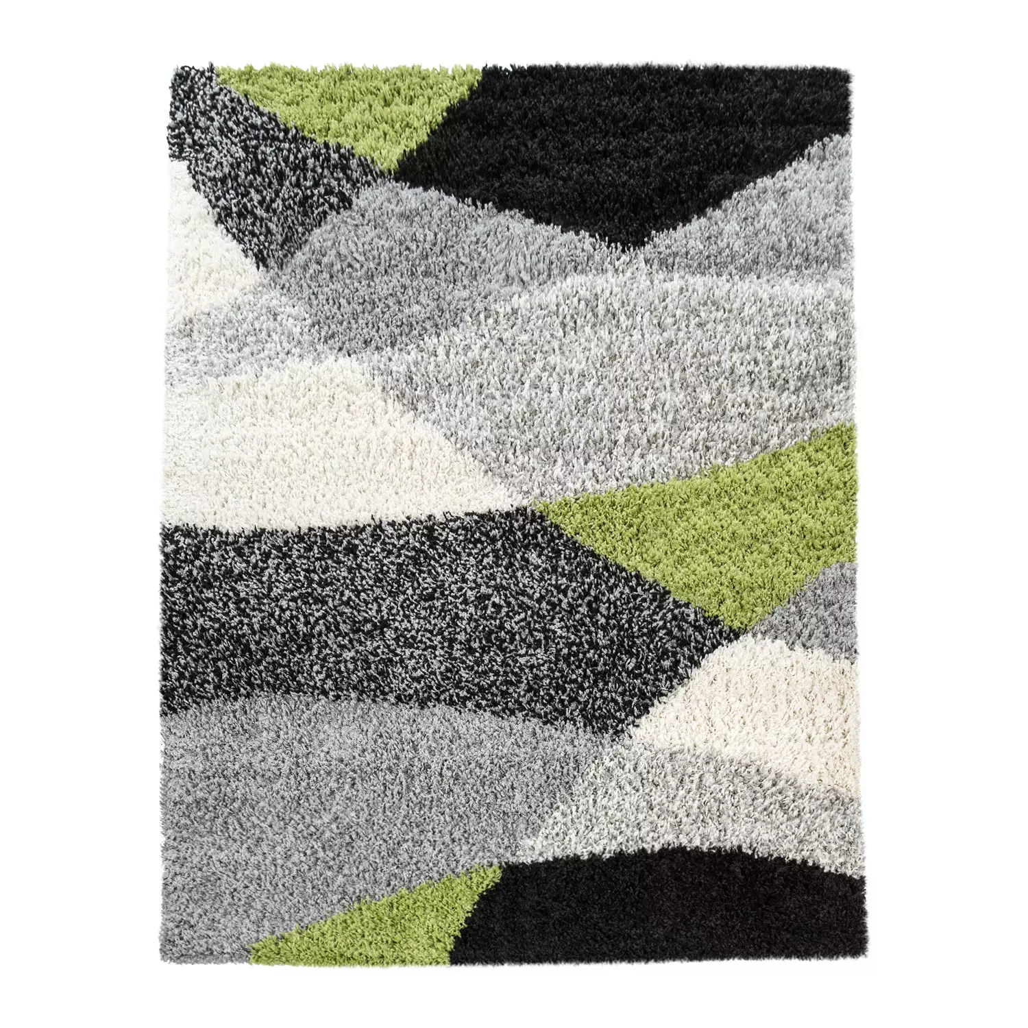 Shaggy-Teppich Maracuja Grün 140x200 Cm