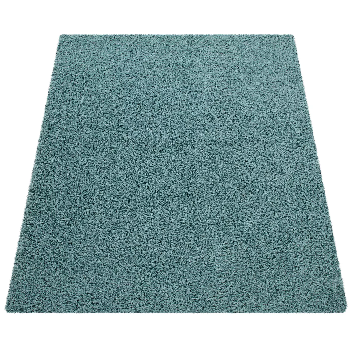 Shaggy-Teppich Trista Türkis 230x320 Cm – Bild 4