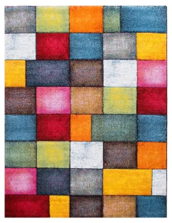 Moderner-Teppich Samara Mehrfarbig 60x110 Cm