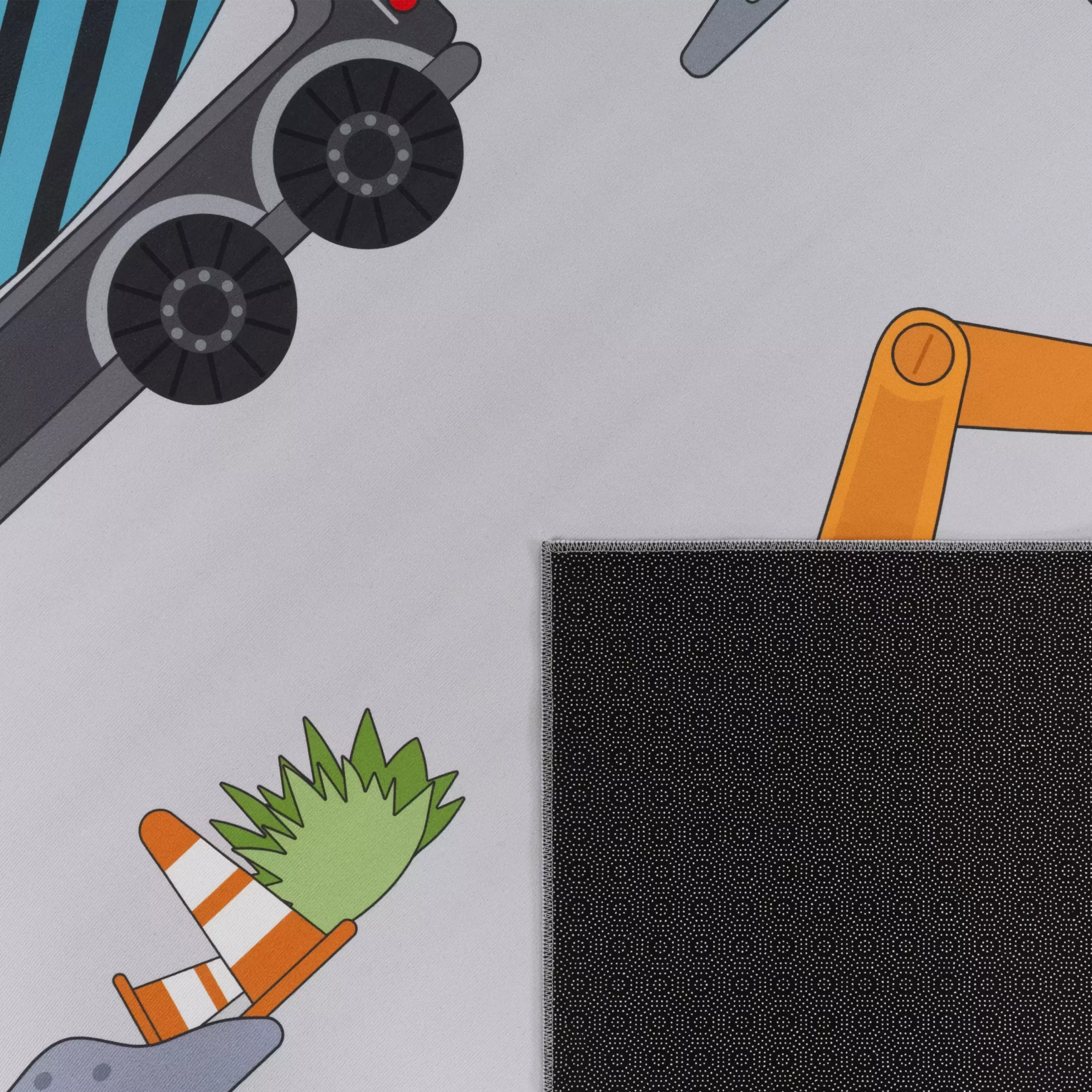 Kinderteppich Bini Grau 200 Cm Rund – Bild 5