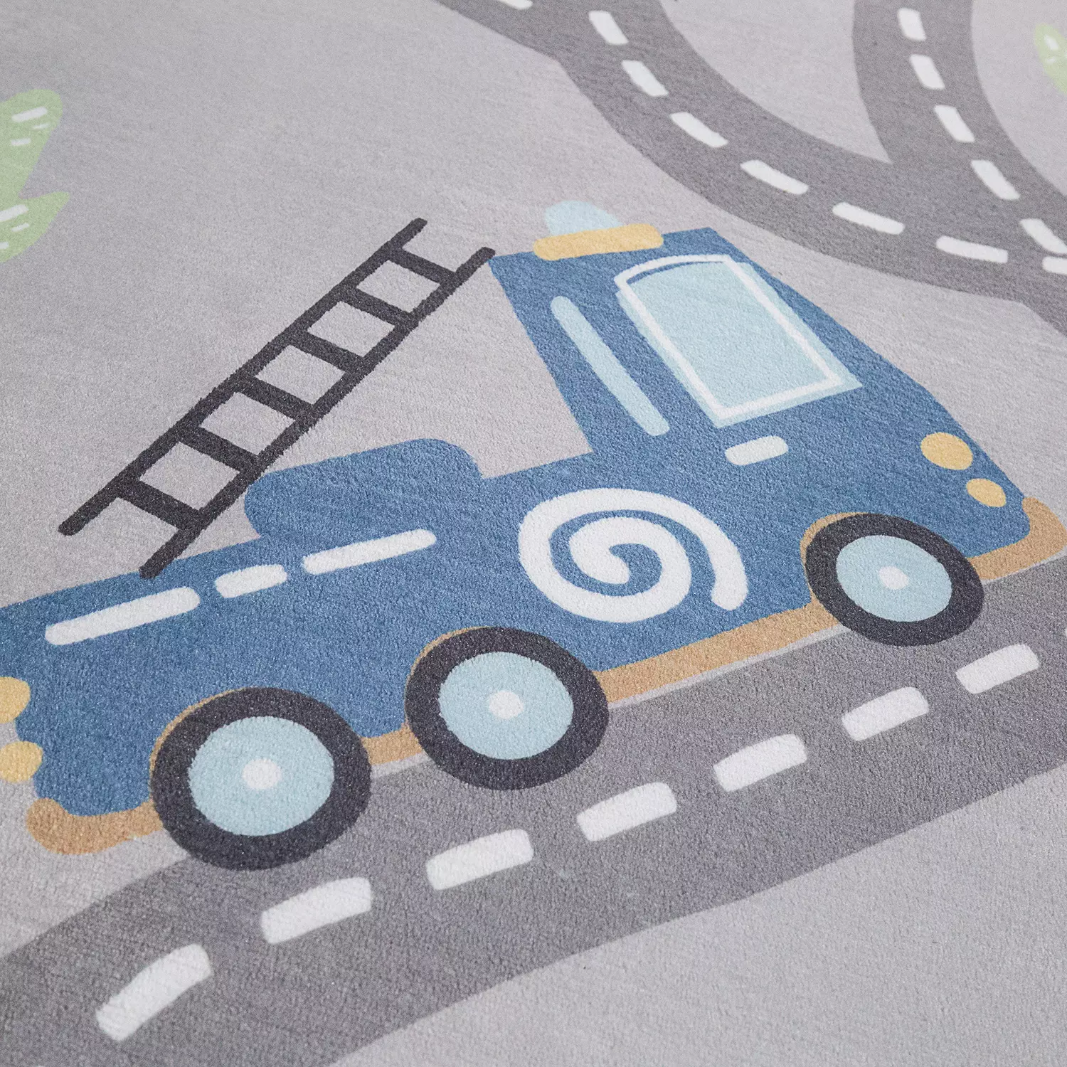 Waschbarer Kinderteppich Chiko Grau 80x150 Cm – Bild 3