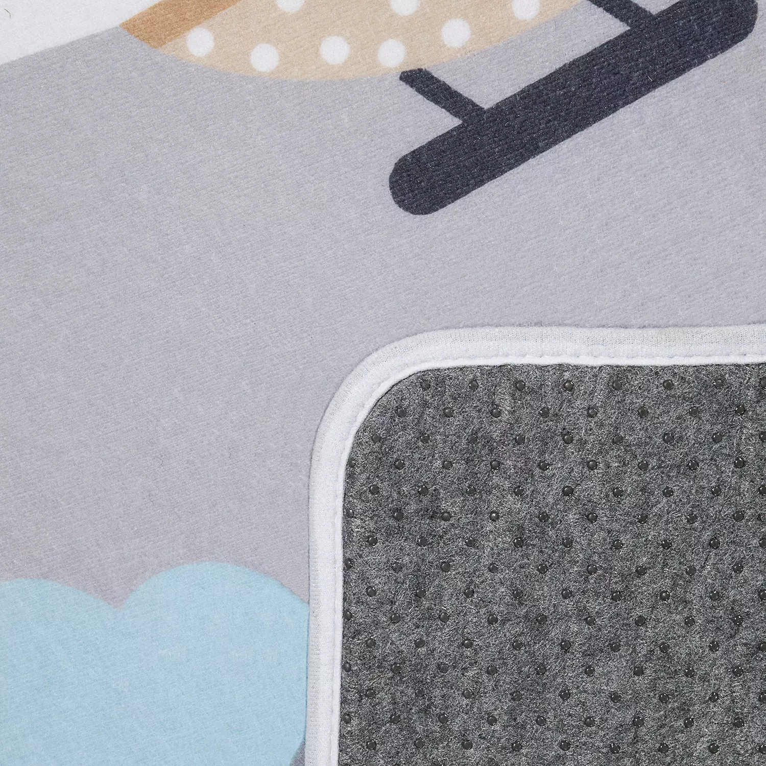 Waschbarer Kinderteppich Chiko Grau 80x150 Cm – Bild 2