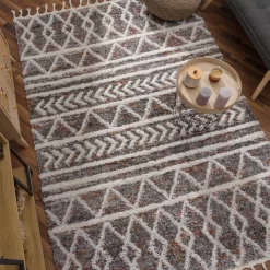 Hochflor-Teppich Mendoza Mehrfarbig 140x200 Cm