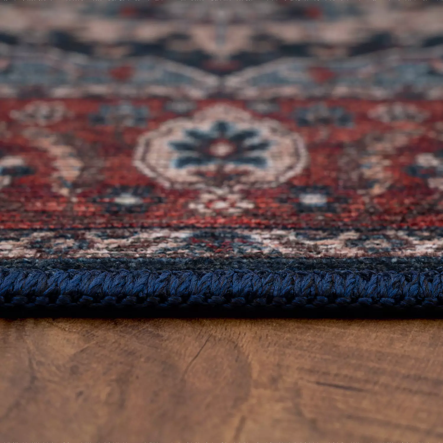 Waschbarer Teppich Bolero Rot 140x200 Cm – Bild 2