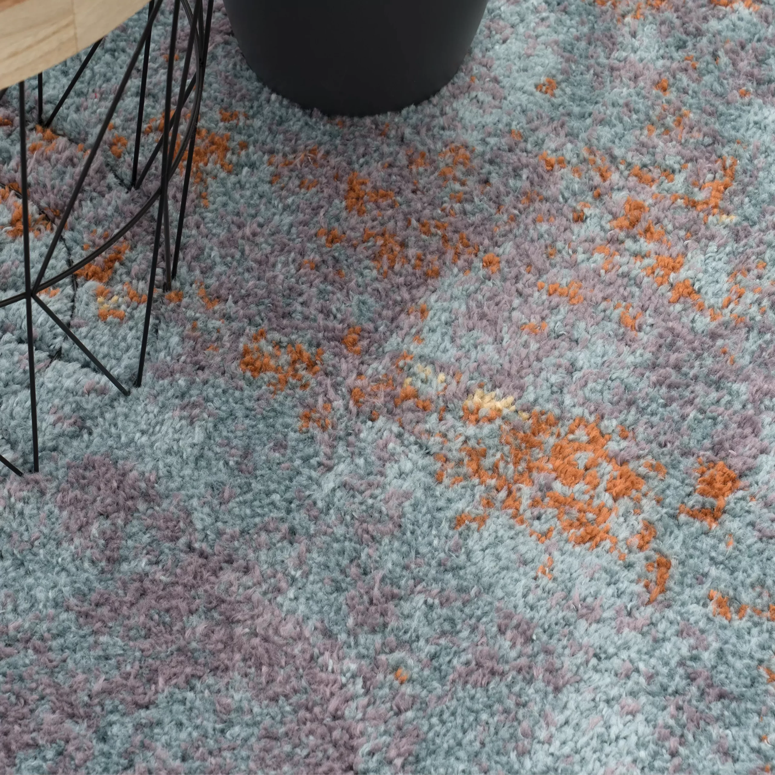 Hochflor-Teppich Padella Mehrfarbig 60x100 Cm – Bild 3