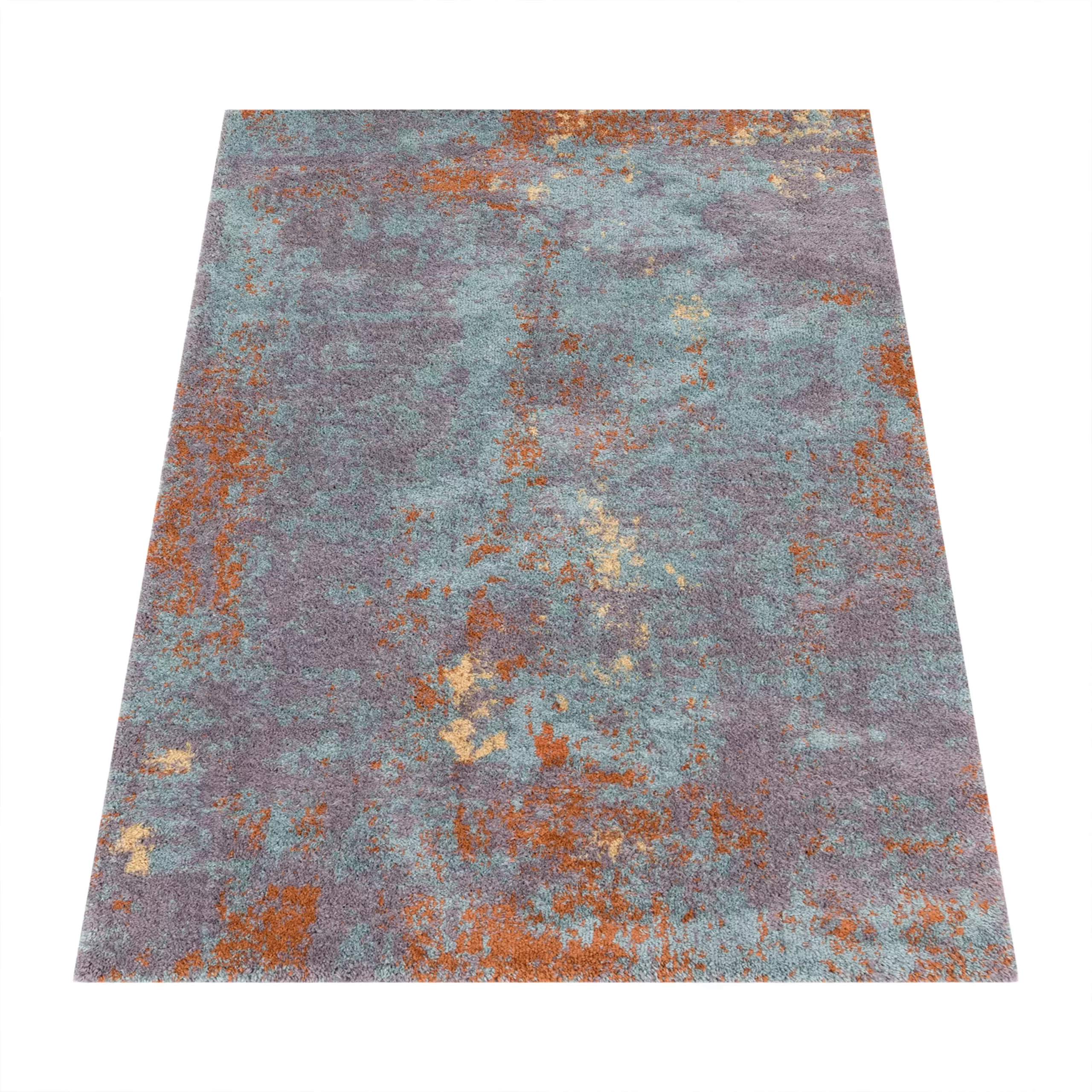 Hochflor-Teppich Padella Mehrfarbig 60x100 Cm