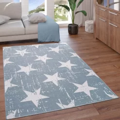 Teppich Neva Blau 160x220 Cm