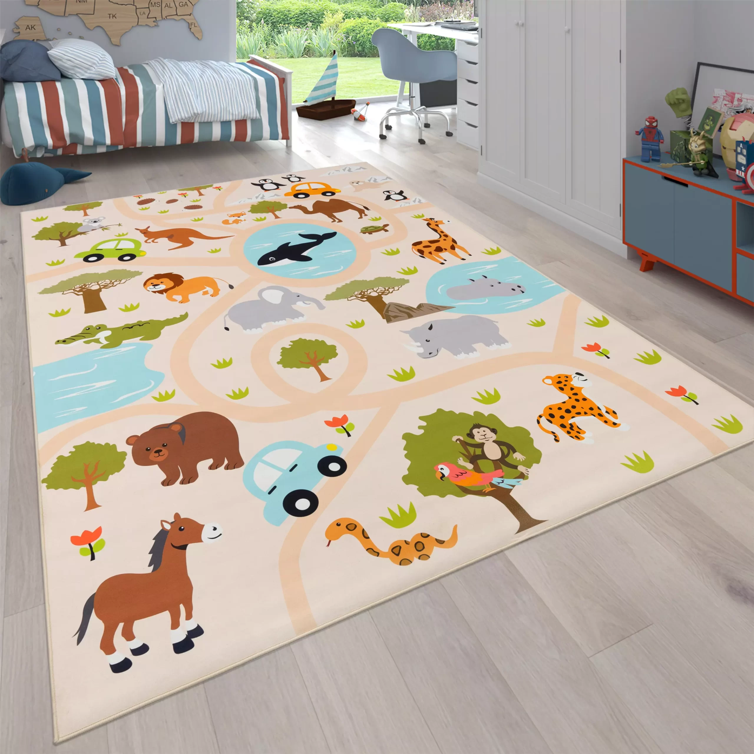 Kinderteppich Bini Mehrfarbig 240x340 Cm – Bild 2