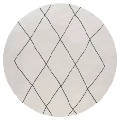 Teppich Hilal Weiß 160 Cm Rund