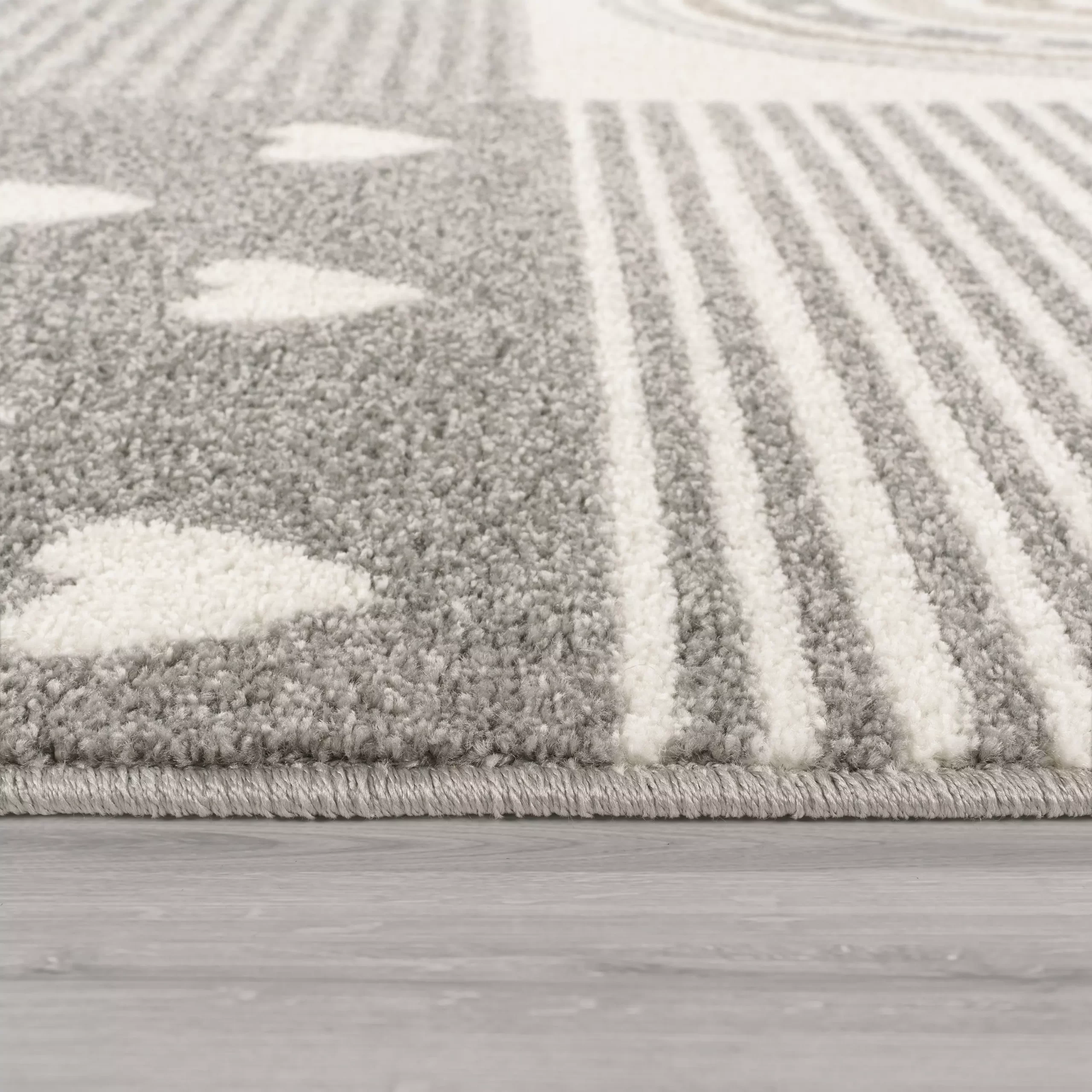 Kinderteppich Ninique Grau 120x160 Cm – Bild 4